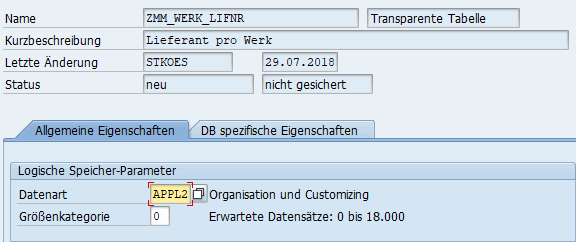 Technische Einstellungen APPL2