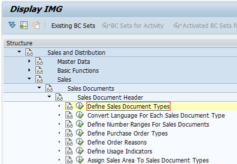 SPRO Customizing Pfad