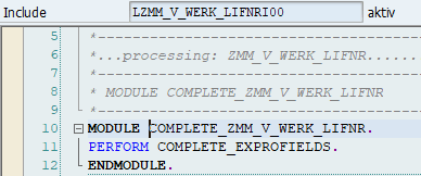 Subroutine module COMPLETE_EXPROFIELDS