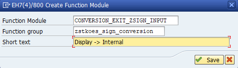 SAP GUI allocate INPUT module workspace